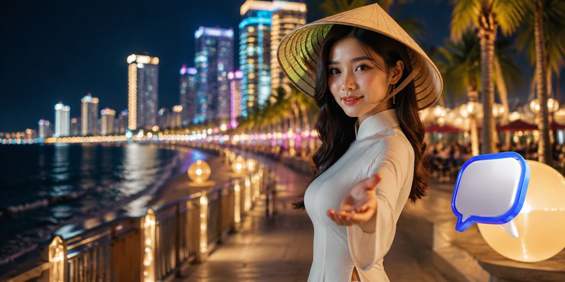 Không khí giải trí casino tại Nha Trang với nón lá truyền thống